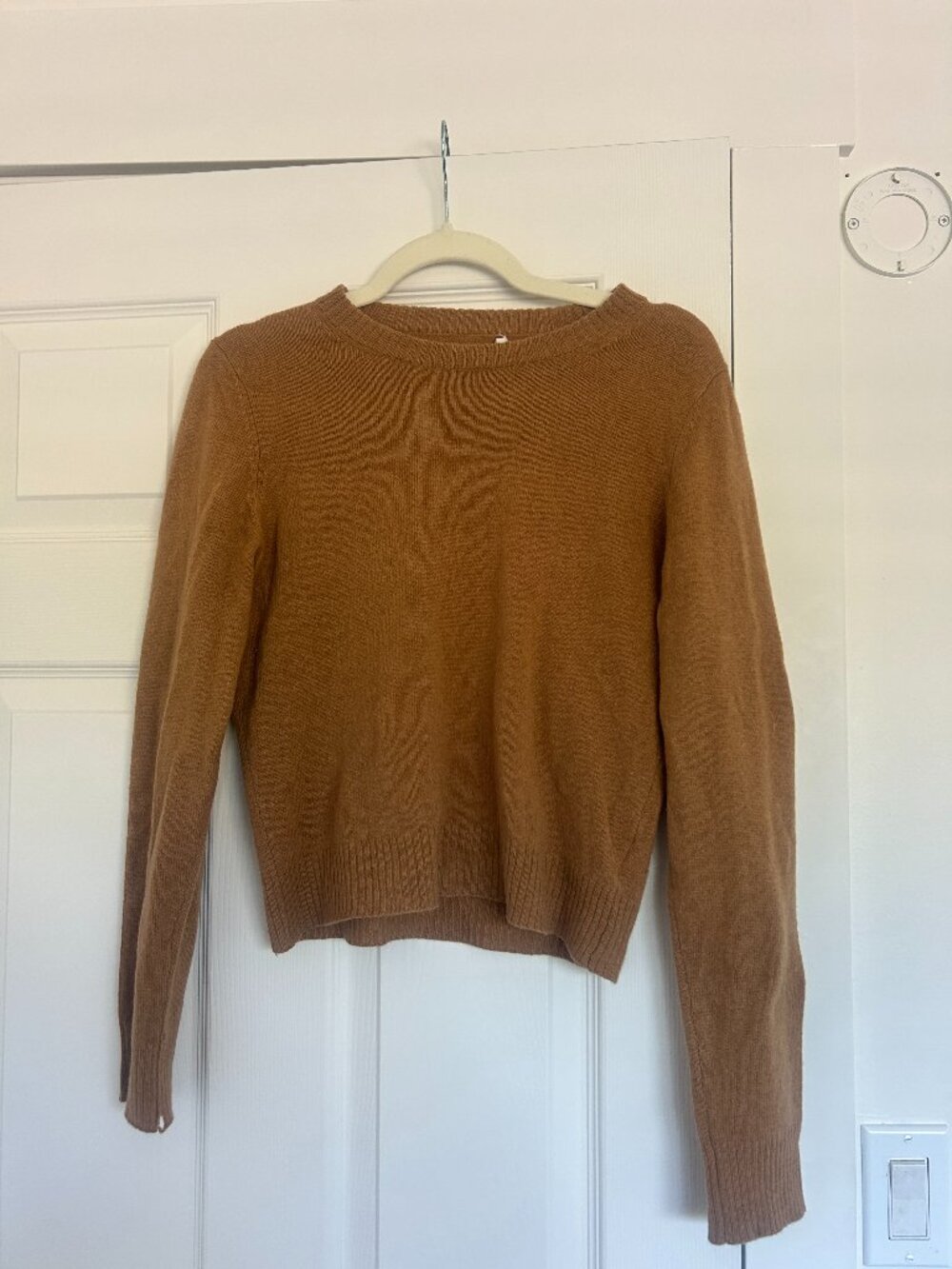 Reformation Cropped Cashmere Sweater